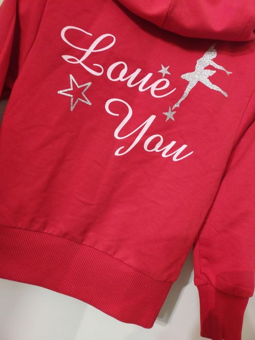 Nowa bluza dla dziewczynki z kapturem H-M-T