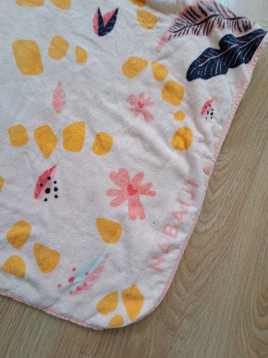 Poncho Natação Bebé Algodão Girafa