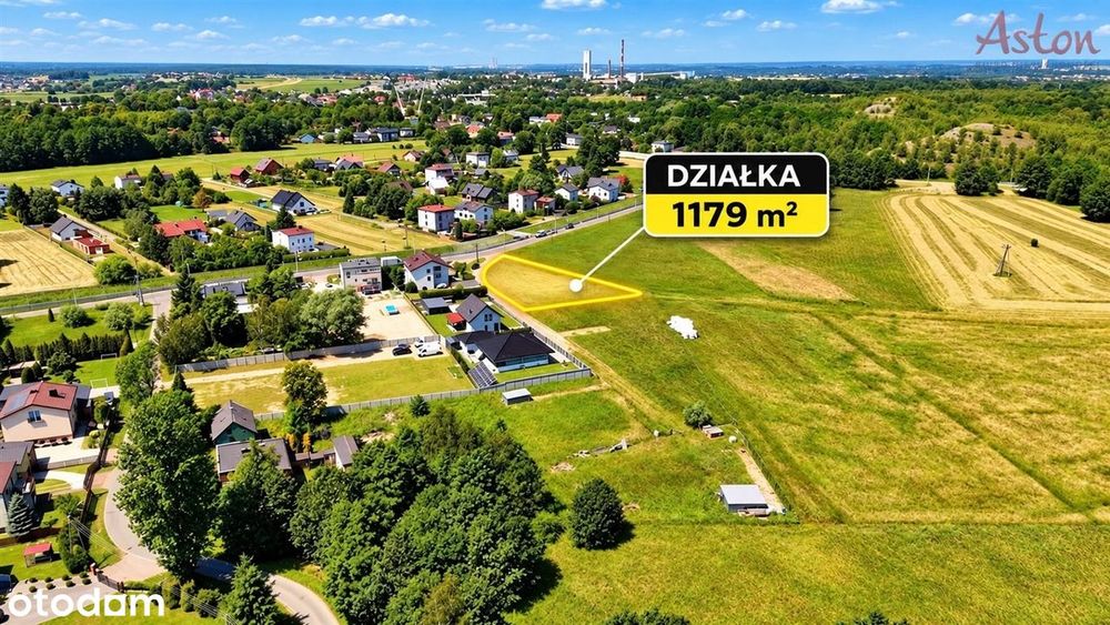 1179 m² | dom lub bliźniak | Mpzp | media
