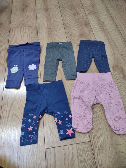 paka ubrań niemowlęcych dla dziewczynki