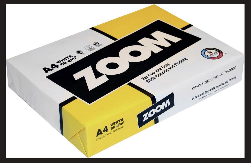 Папір А4 500л ZOOM/MAESTRO