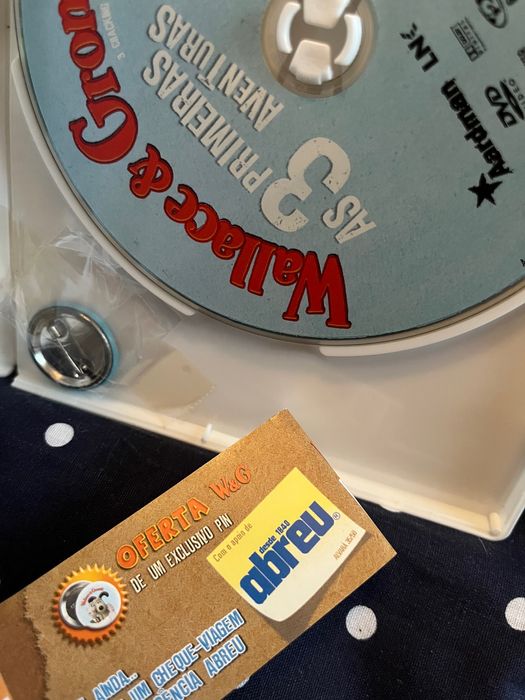 9x DVDs Wallace & Gromit, Ovelha Choné, Shrek, Valliant