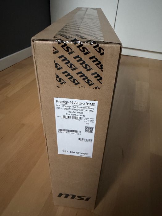 ZAPAKOWANY MSI Prestige 16 EvoB1GM I7 ultra 32ram/1TB 2 lata gwarancji