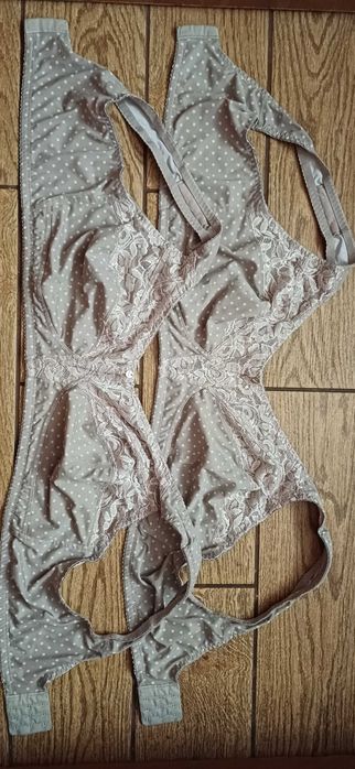 Zestaw 2 szarych biustonoszy Harmony r. 105 E