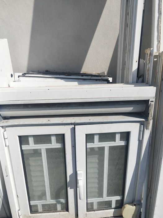 Lote de Janelas e Porta em Alumínio Branco Termolacado (Vidro Duplo