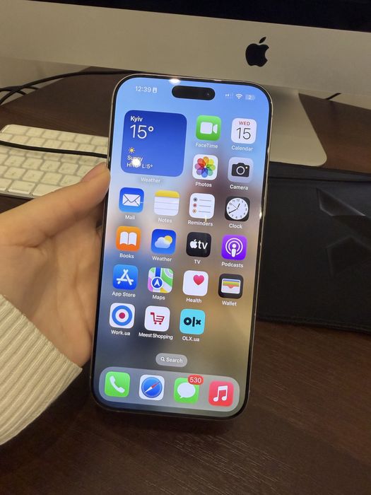 iPhone 16 Pro Max 512 GB (серебристый / Natural Titanium)