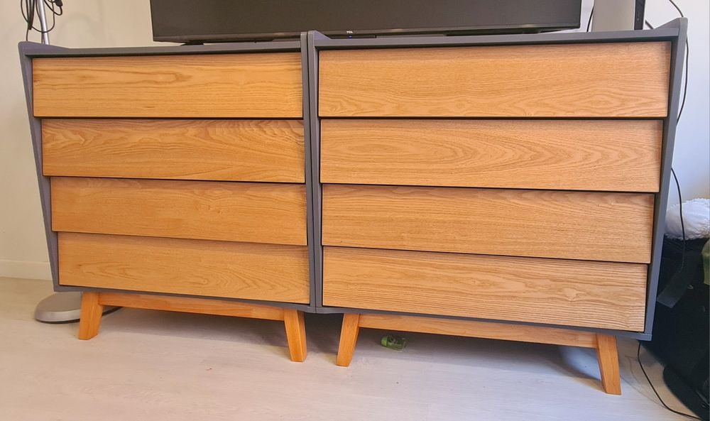 Cómodas + mesa de cabeceira