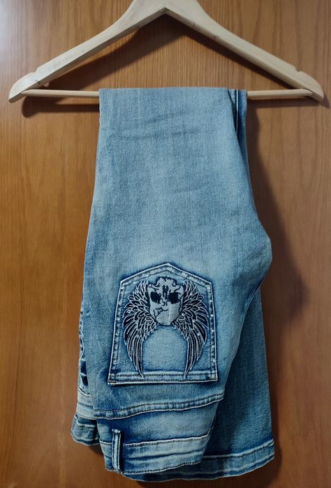 Calças de ganga PETITE femininas cintura baixa