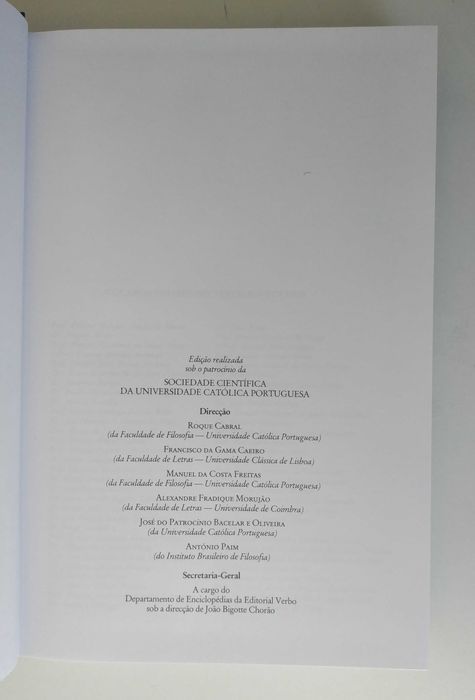 Logos - Enciclopédia Luso-Brasileira de Filosofia - 5 livros novos nas caixas originais publicados pela editora Verbo