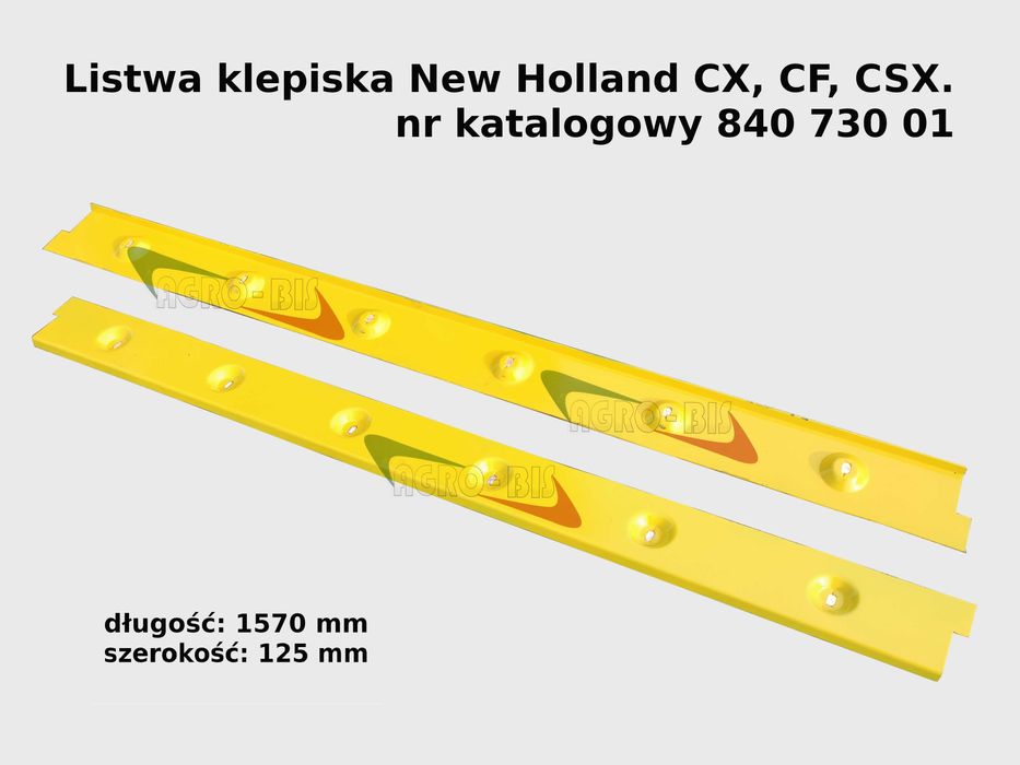 Listwa klepiska nr kat. 840.730.01 New Holland