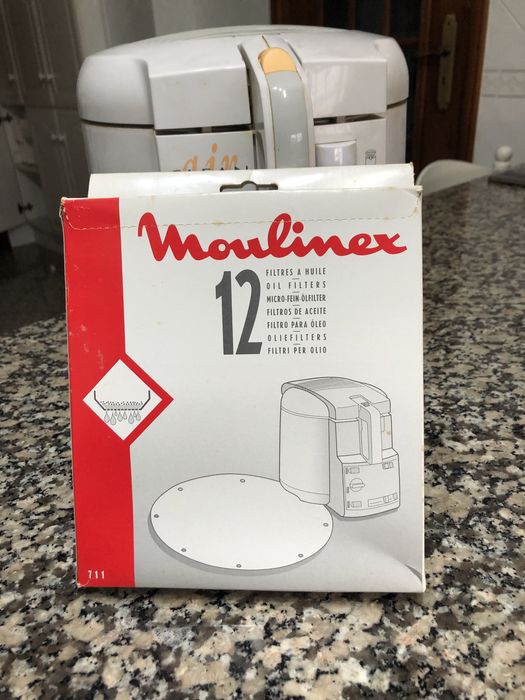 Fritadeira moulinex com filtros