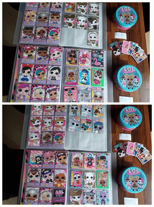 Karty Panini LOL Surprise kolekcja karty albumy puszki