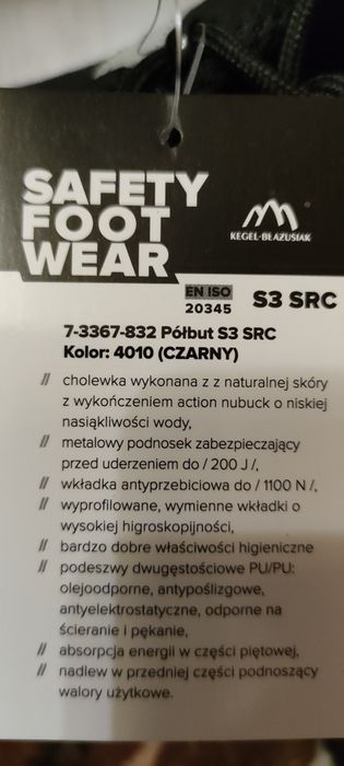 Buty ochronne Kegel Błażusiak rozm. 44