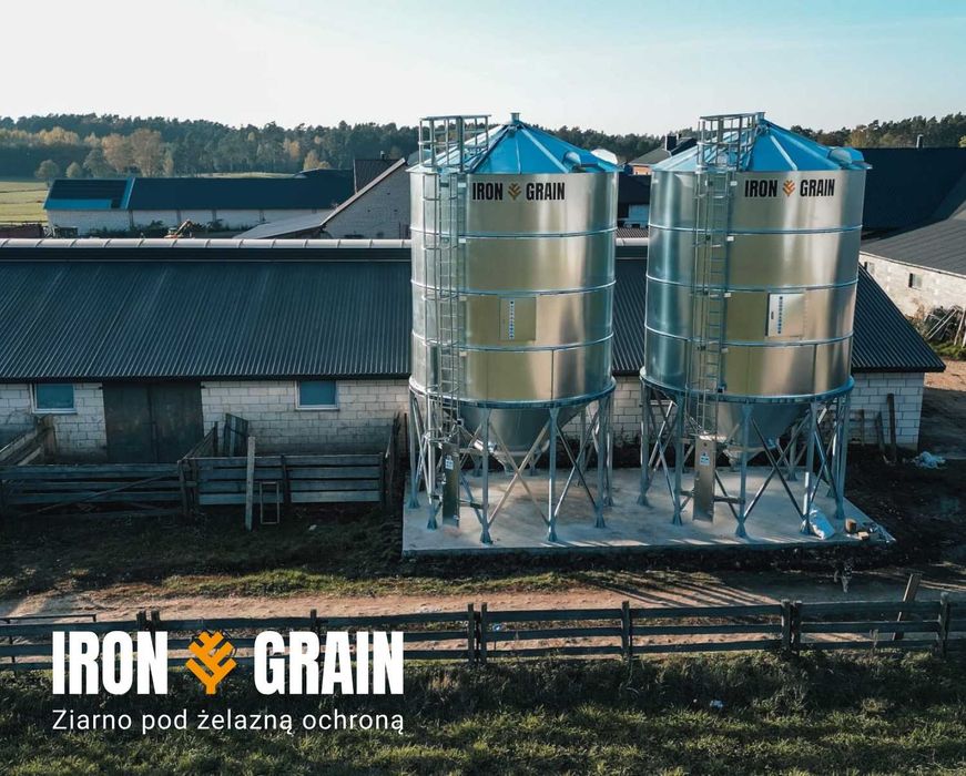 Silos zbożowy silosy lejowe 10-2000 Ton Polski Producent IRON GRAIN