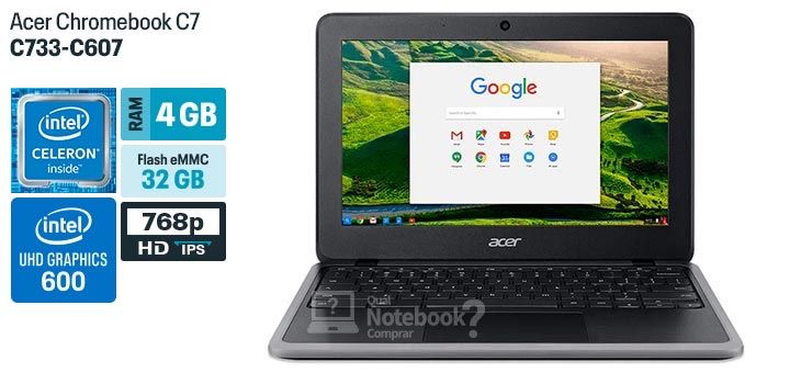 Portátil Chromebook ACER