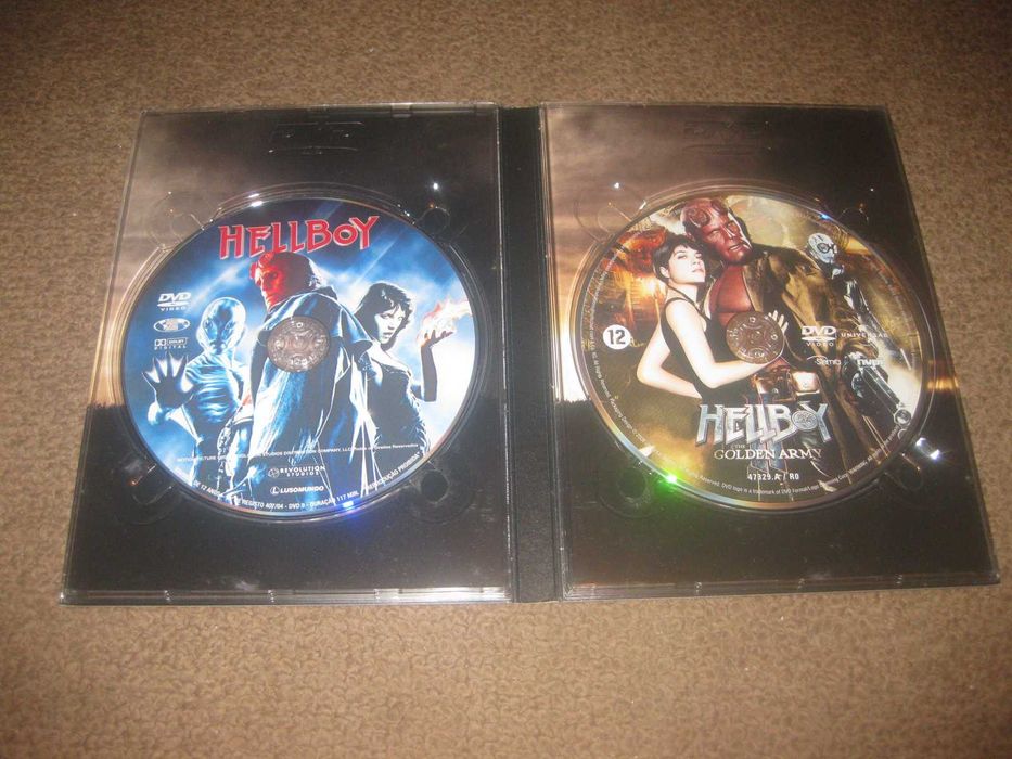 Colecção em DVD "Hellboy" Edição Especial Digipack com Box Arquivadora