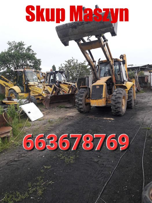 Skup Maszyn Budowlanych Koparek koparko ładowarek cat jcb wszystkie