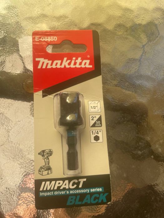 адаптер makita для ударних дрилів шестигранний хвостовик 1/2" X 50 мм