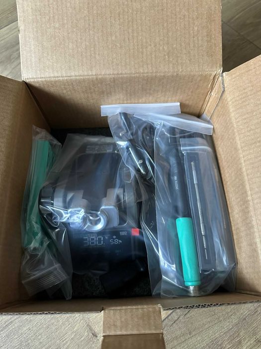 Stacja lutownicza Sugon T21 120W C210 C245 2 kolby 6 grotów NOWA