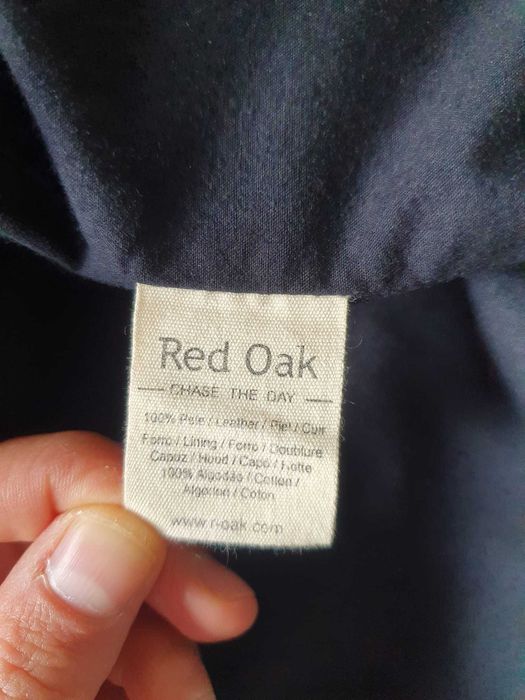 Casaco pele castanho Red Oak - Tamanho S