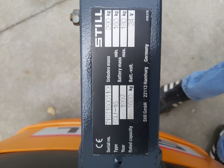 Porta-Paletes Elétrico Marca Still