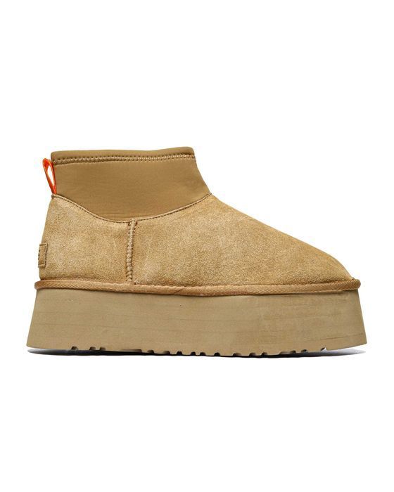 Уггі UGG Classic Mini Dipper Chestnut (luxe) натуральні замша і хутро