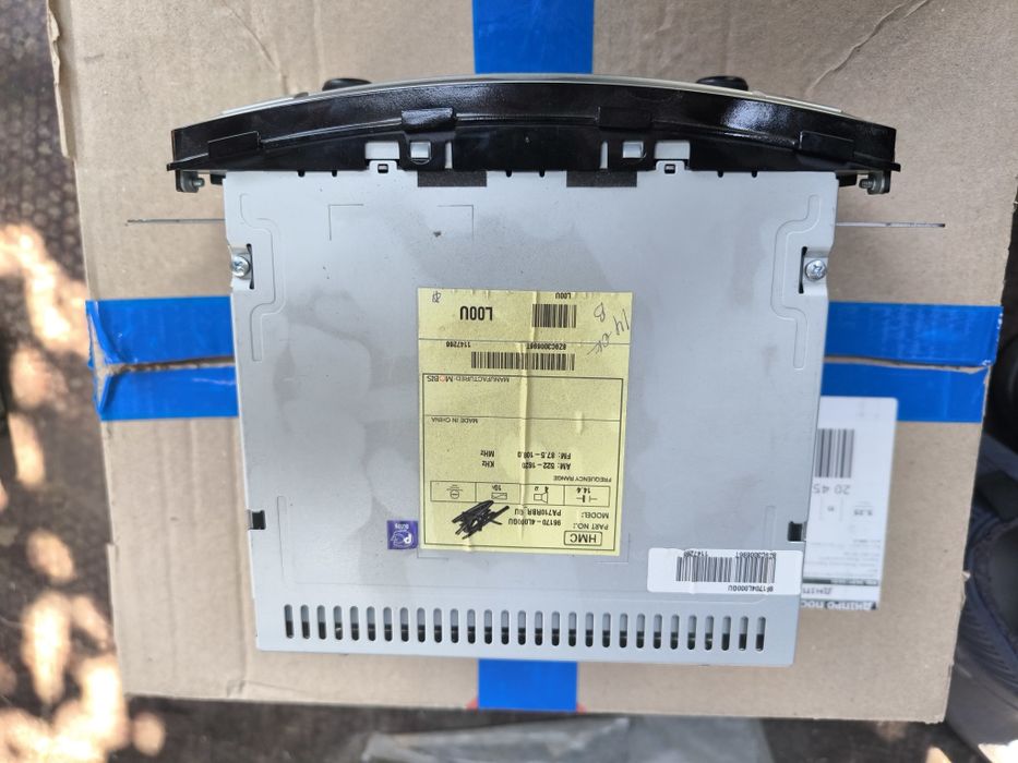 Штатная магнитола хюндай акцент 2012г с рамкой