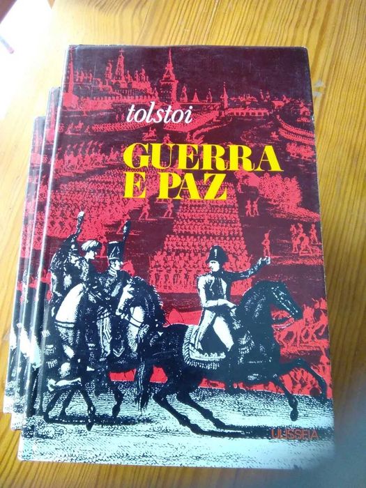 4 volumes da Guerra e Paz de Tolstoi (de 1973)