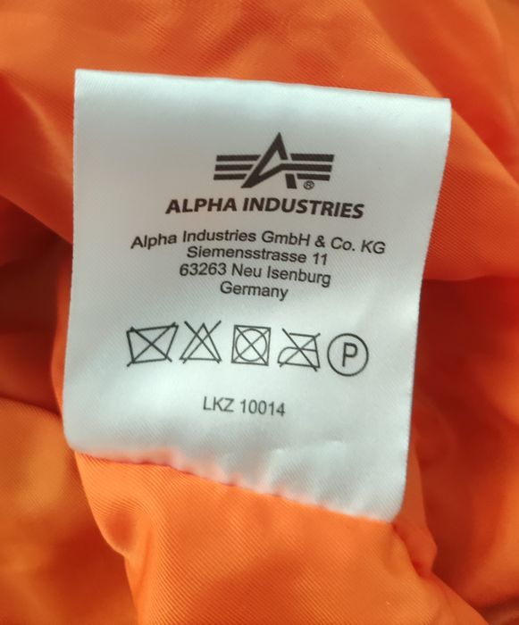 Alpha Industries damska granatowa kurtka bomberka flyers w rozmiarze M