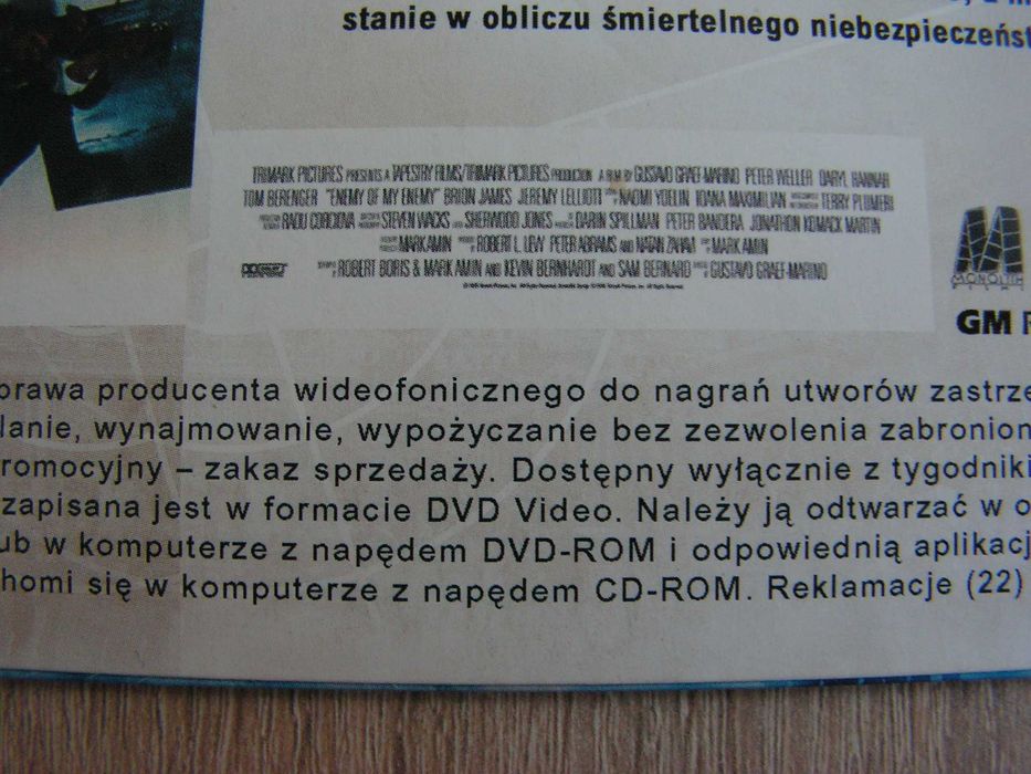 Wróg mojego wroga - film