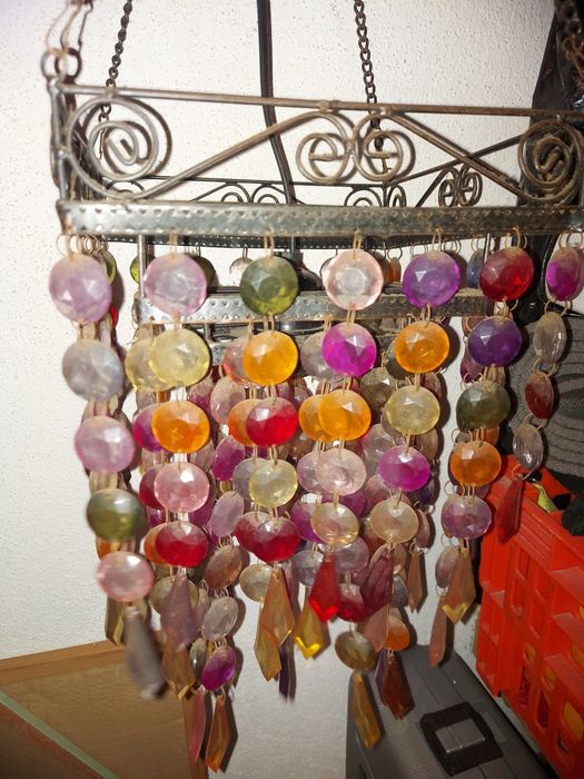 Candeeiro colorido
