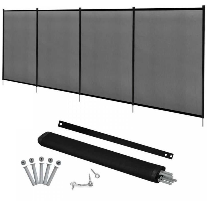 Siatka odgradzająca zabezpieczenie basenu parawan 122 x 366 cm