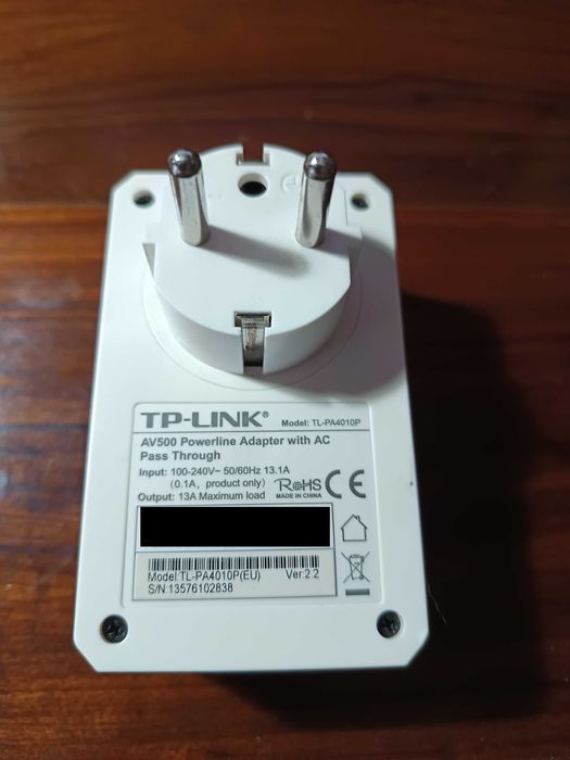 TP-Link AV500 Powerline TL-PA4010P (compatível c/ AV200 e AV600)