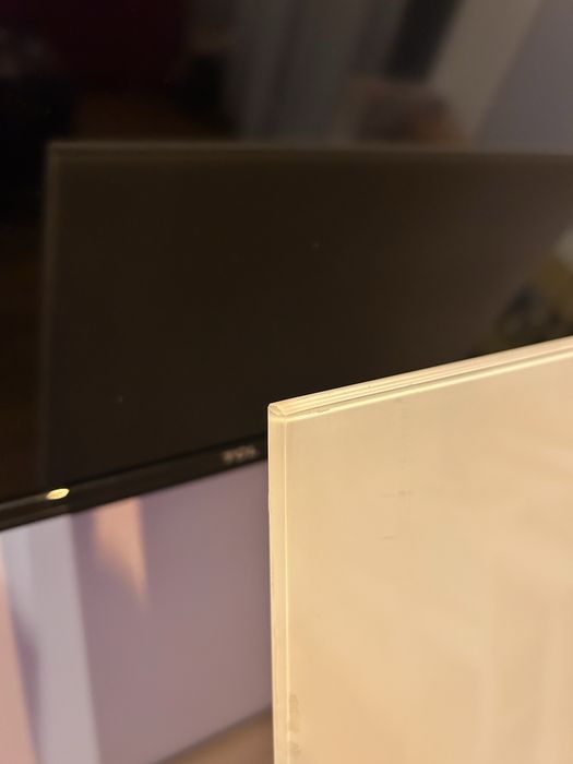 Szkło białe Besta Ikea 120x40 - górny panel TV