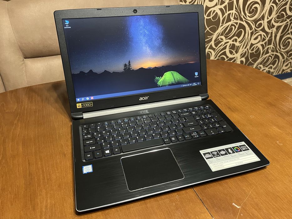 Ноутбук 15.6" Acer Aspire 5 на Intel i5-8250U с 8ОЗУ / 256SSD /  FullHD