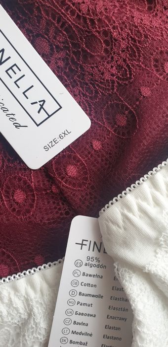 3×Damskie majtki figi z wysokim stanem 6XL