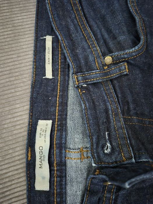 Spodnie jeansy mango r.42