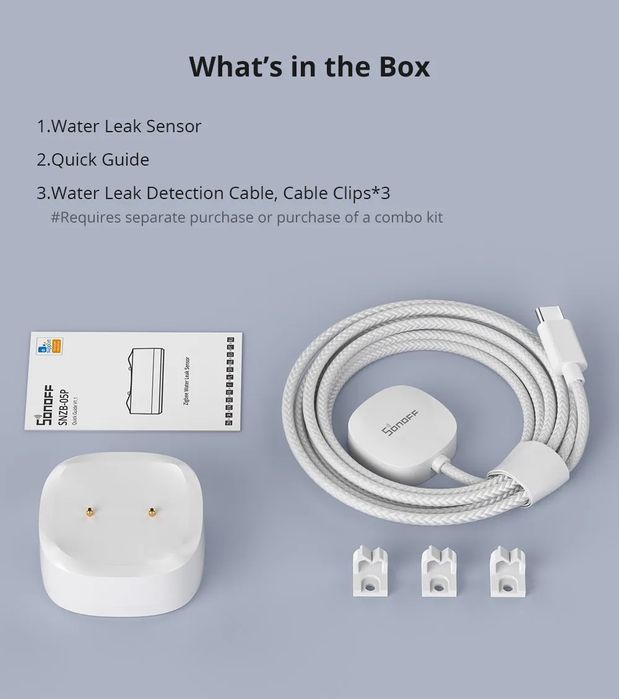 Датчик протечки воды Sonoff SNZB-05P