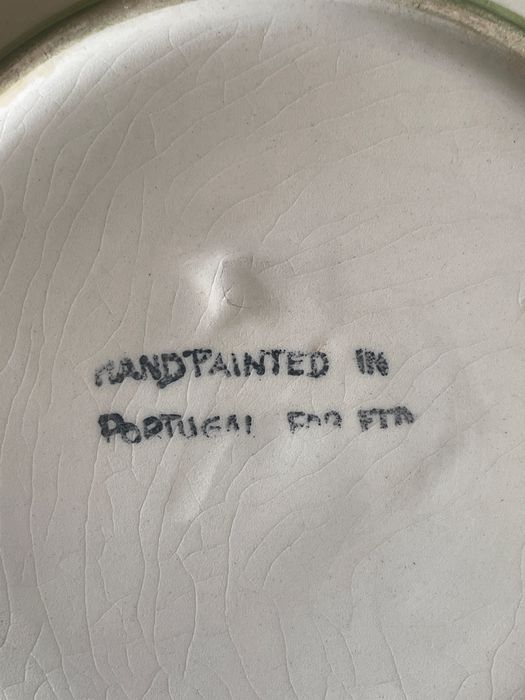 Porcelada anos 80,  pintado a mao