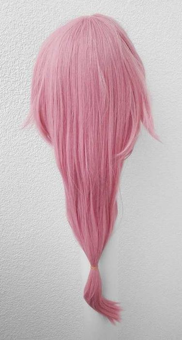 Yae Miko Genshin Impact cosplay wig różowa długa peruka z grzywką
