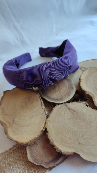 Opaska handmade szyta z materiałów z odzysku