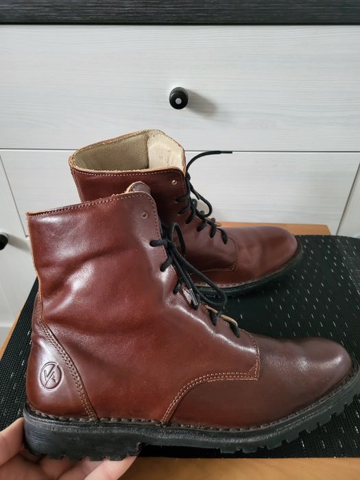 Skórzane botki damskie Vasky r.39 skóra naturalna