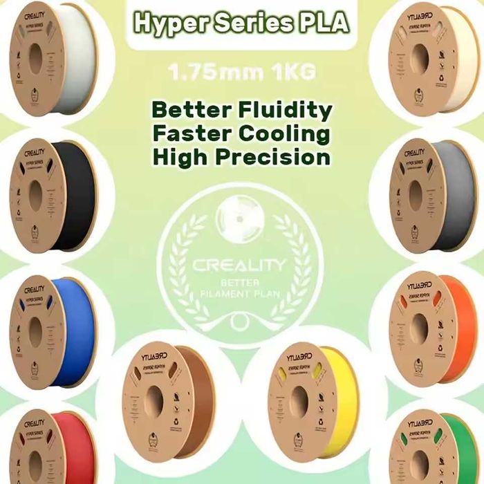 Філамент Creality Hyper Series PLA 1.75mm 1KG