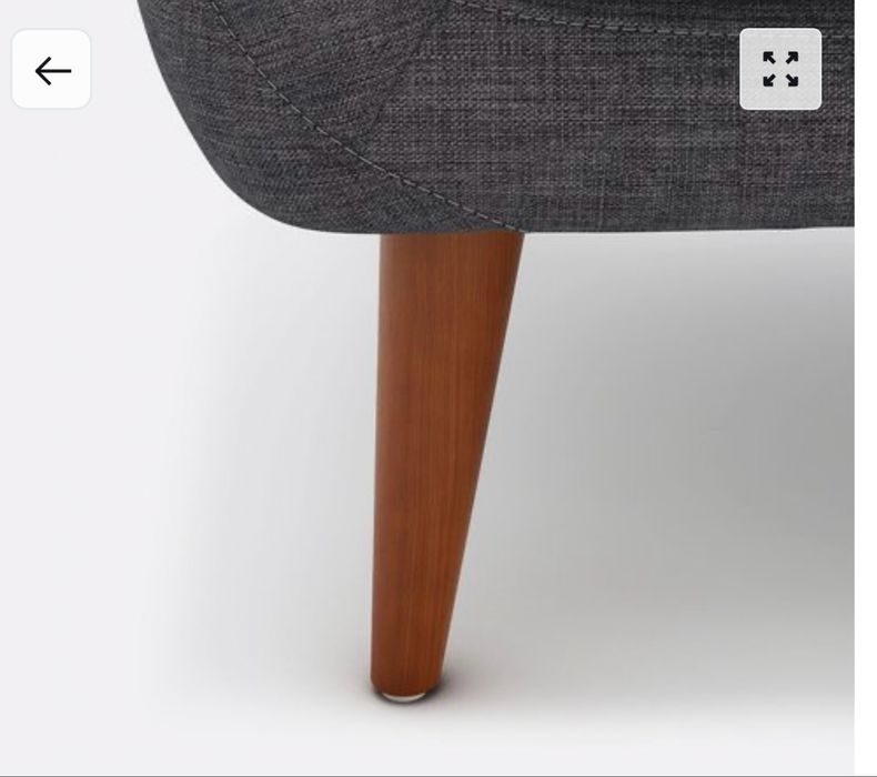 Sofá 3 lugares estilo vintage em otimo estado
