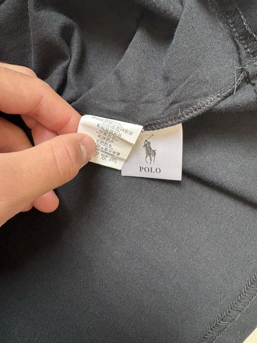 Czarna koszulka polo ralph lauren
