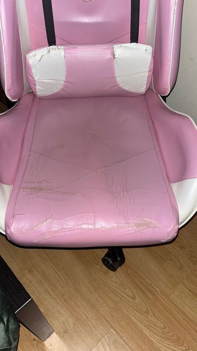 Cadeira Gaming Matrics Rosa/Branco/Preto