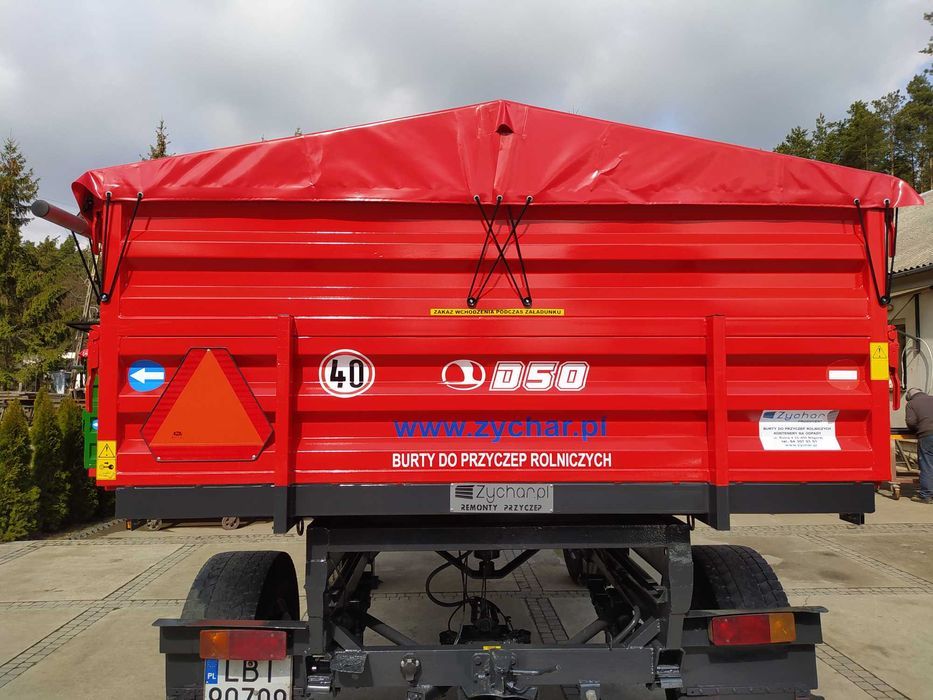 Burty do przyczepy D47  - Fachowe doradztwo - Burty na wymiar - MOCNE