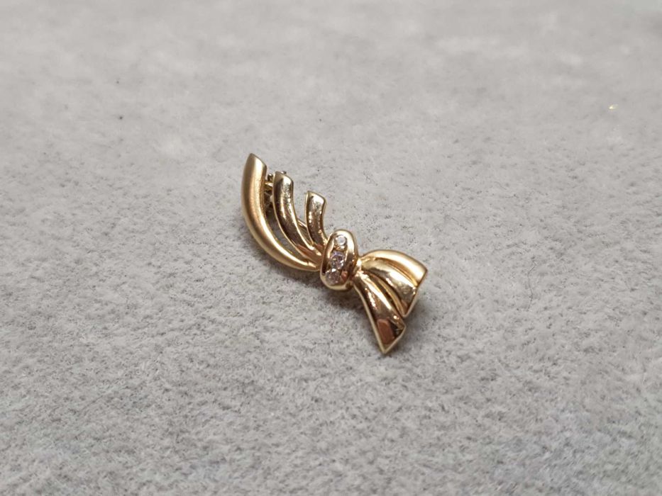 Złota brożka pr.585 2,6g Skawina