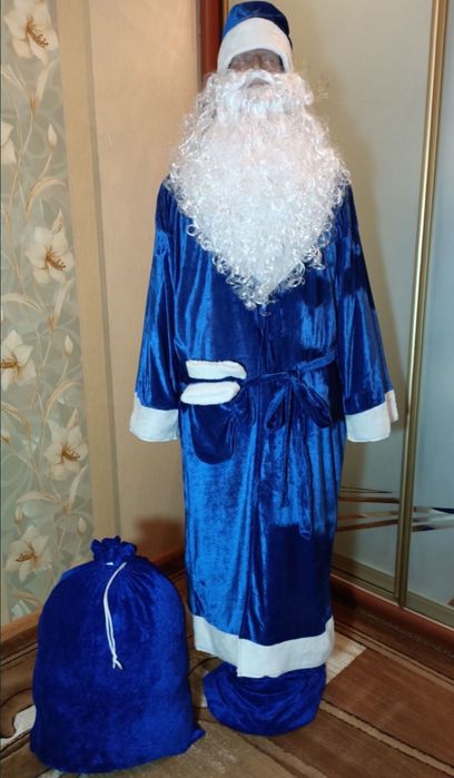 Дід Мороз Миколай новорічний костюм Діда Деда Мороза Миколая Дед Мороз