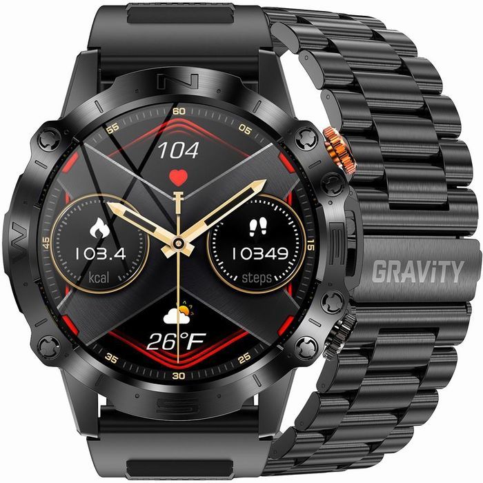 Smartwatch Gravity GT20-1  Prezent  Black Weeks